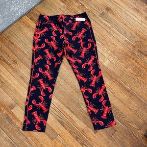 Old Navy Navy Pants with Red Lobster Print